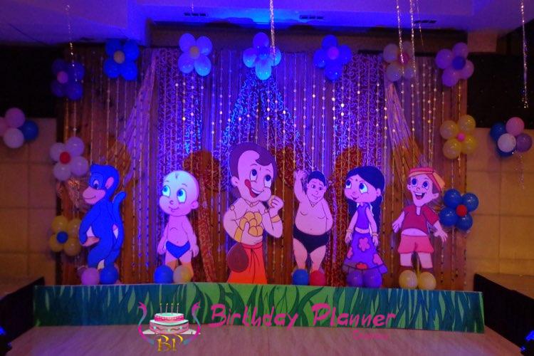 Chhota Bheem Theme Grand Birthday Party Ideas in Delhi, Faridabad