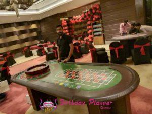 Rental casino table